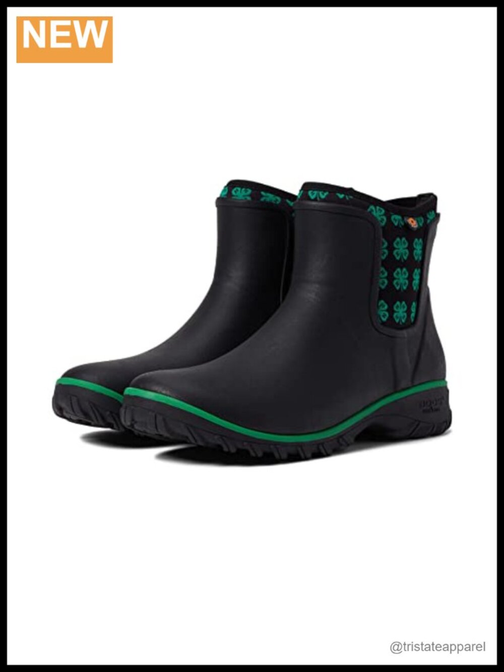 Waterproof Slip-On Rain Boots EVA Insulated Ankle Boot